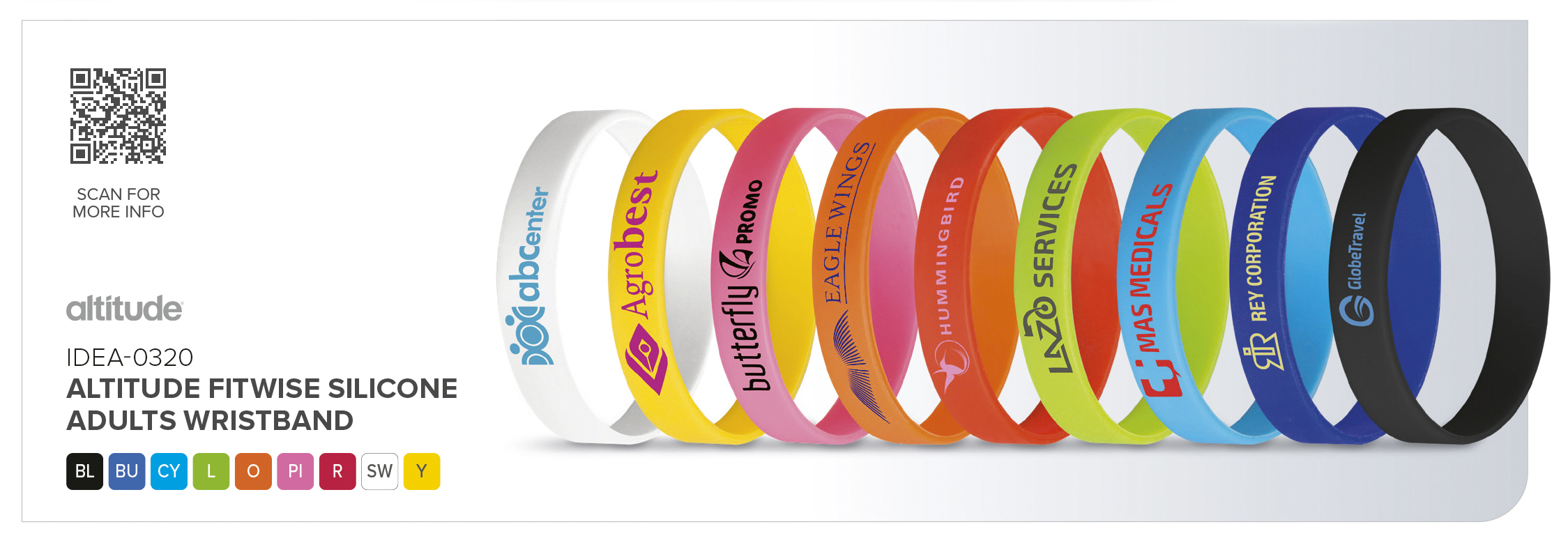 Altitude Fitwise Silicone Adults Wristband CATALOGUE_IMAGE